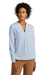 Brooks Brothers Women?s Open-Neck Satin Blouse - BB18009-CH