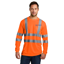 CornerStone ANSI 107 Class 3 Long Sleeve Snag-Resistant Reflective T-Shirt 
