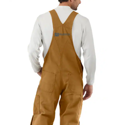 Flame-Resistant Duck Bib Overall/Unlined 