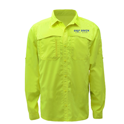 GSS Safety 7507 Non-ANSI Lightweight Rip Stop Button Down Shirt w/ SPF 50+ 