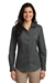 Port Authority Ladies Long Sleeve Carefree Poplin Shirt - LW100-ULN