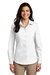 Port Authority Ladies Long Sleeve Carefree Poplin Shirt - LW100-MECH