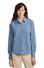 Port & Company® - Ladies Long Sleeve Value Denim Shirt - LSP10-BHS