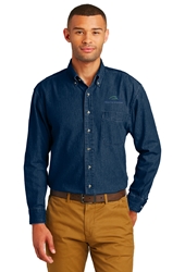 Port & Company - Long Sleeve Value Denim Shirt 