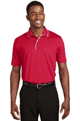 Sport-Tek® Dri-Mesh® Polo with Tipped Collar and Piping 