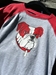 Toddler Baseball Fine Jersey Three-Quarter Sleeve Tee - Vault Logos #13 & #15 - 3330-CAJUNS