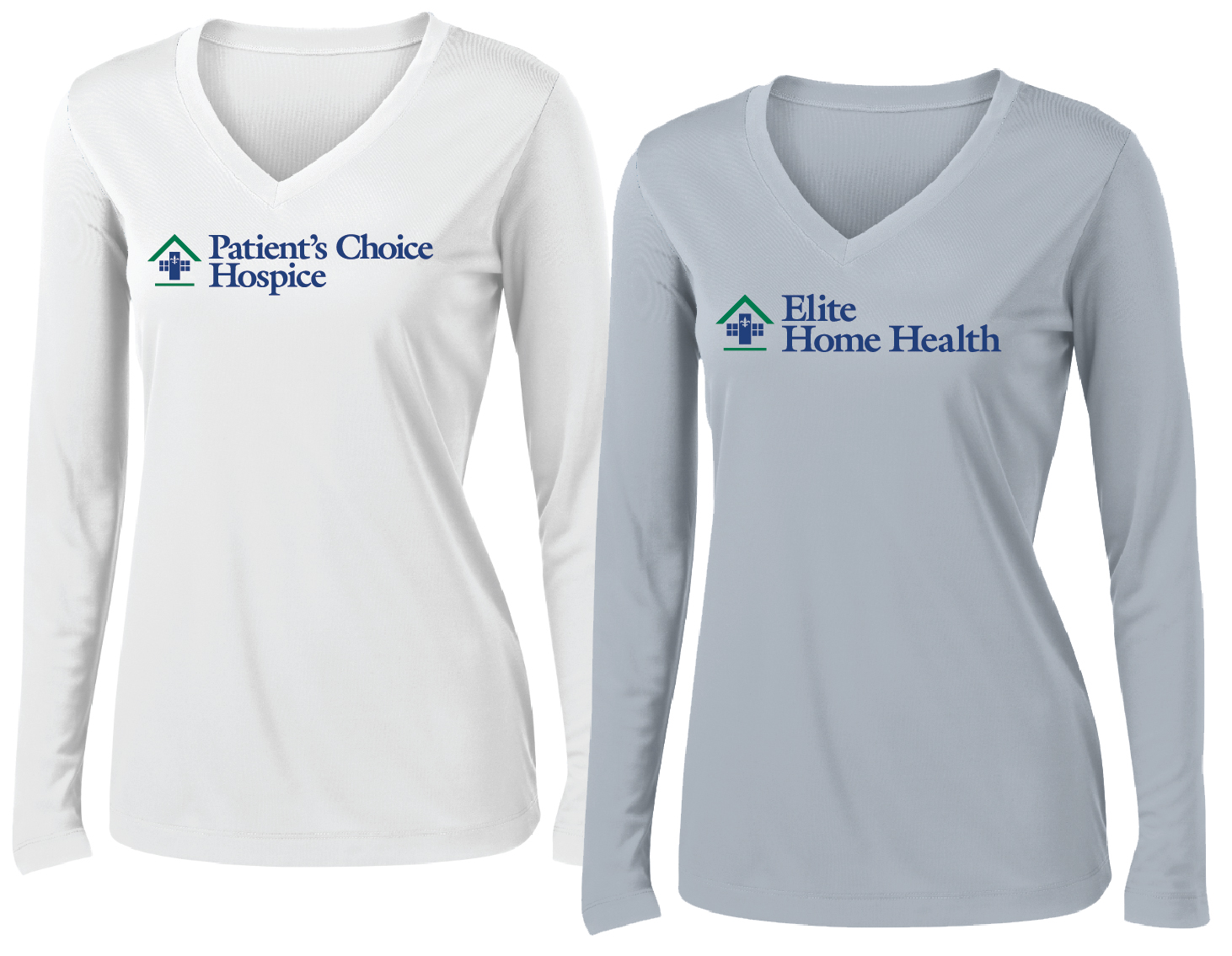 *DRY FIT* LHC Long Sleeve Ladies Branch Tee (Full color logo) 