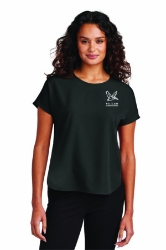 Mercer+Mettle® Womens Stretch Crepe Crew 