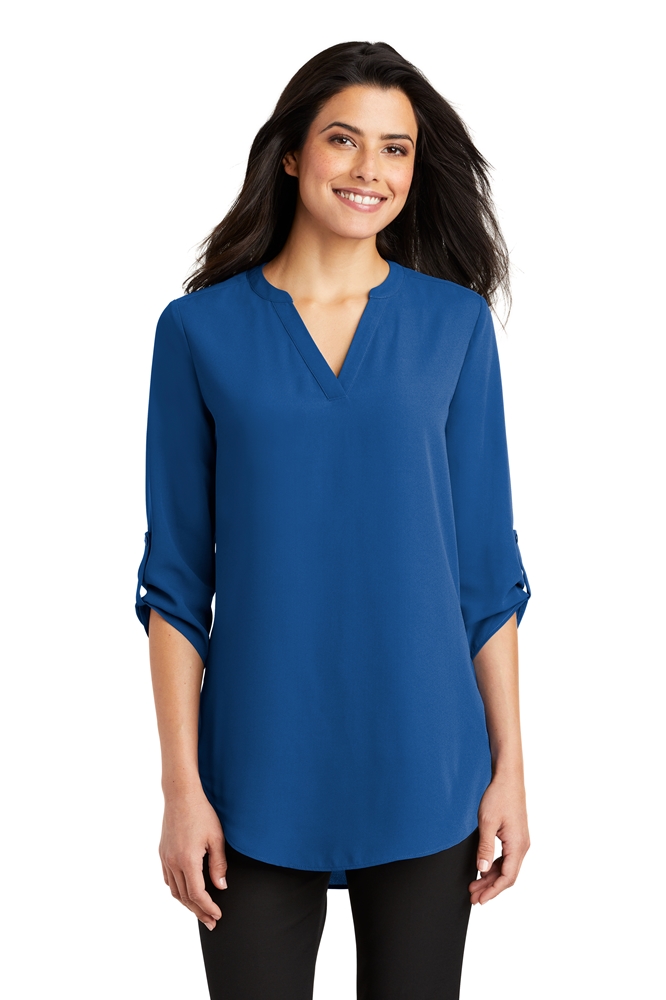 - Port Authority ® Ladies 3/4-Sleeve Tunic Blouse #LW701-LHC