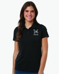 Womens 4-Way Stretch Printed Polo 