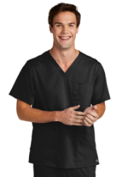 WonderWink Mens Premiere Flex V-Neck Top 